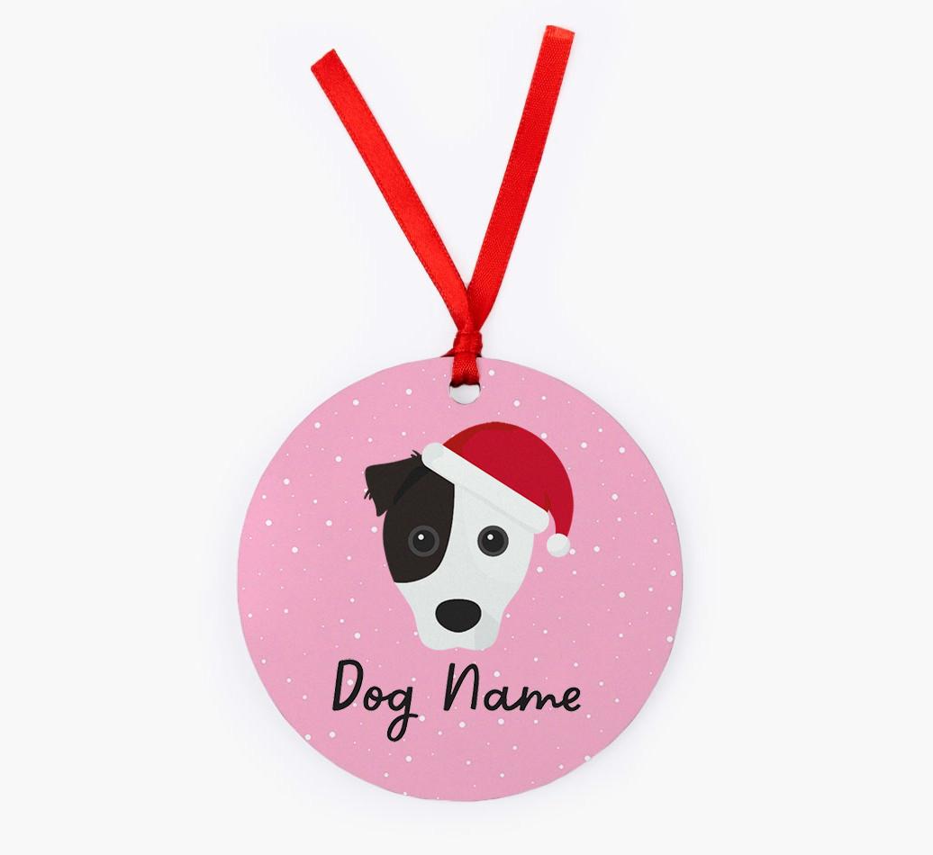 Snow: Personalized {breedFullName} Christmas Decoration