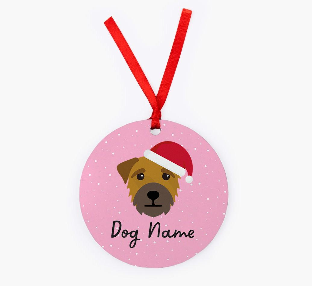 Snow: Personalized {breedFullName} Christmas Decoration