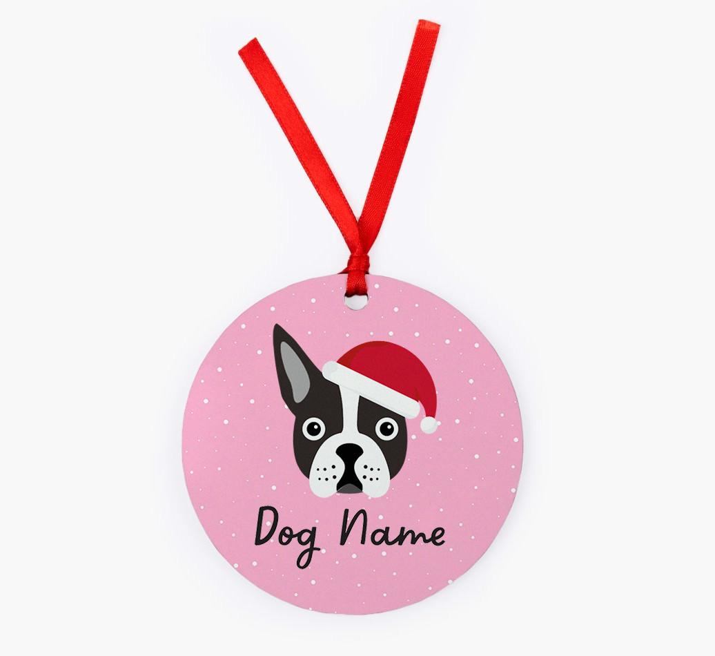 Snow: Personalized {breedFullName} Christmas Decoration