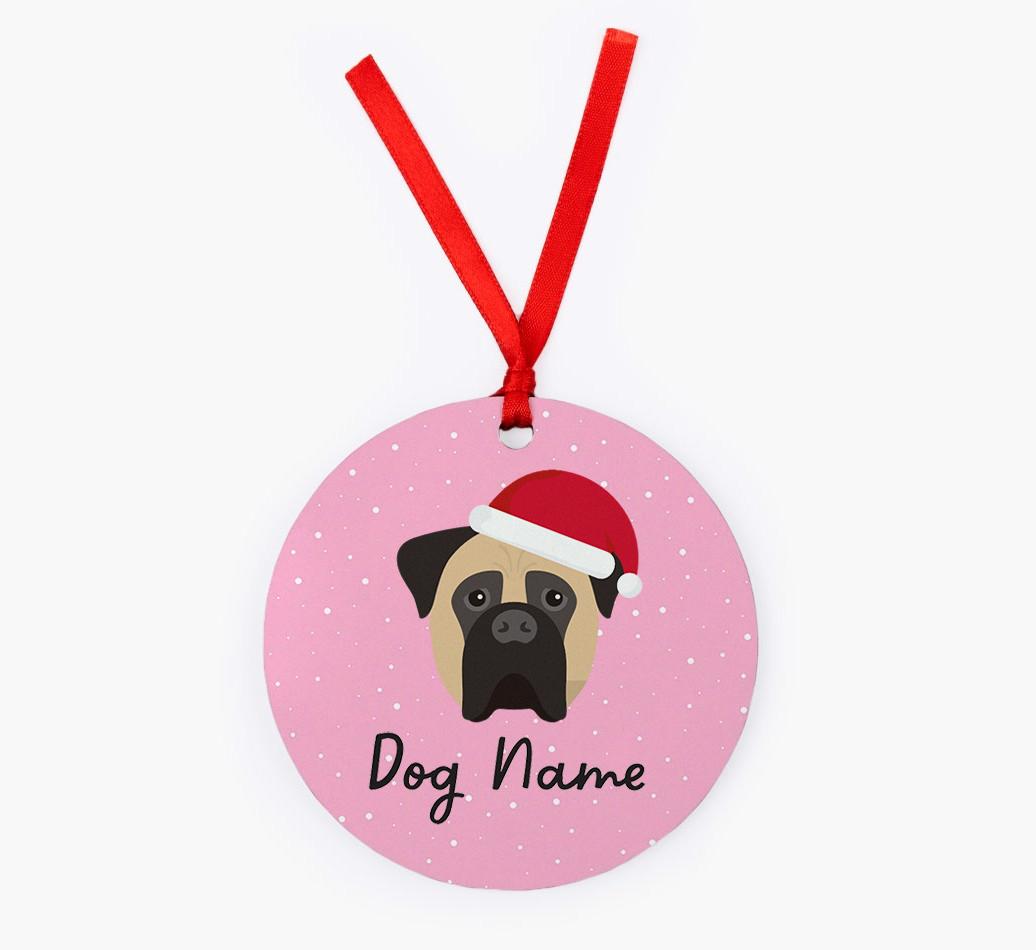 Snow: Personalized {breedFullName} Christmas Decoration