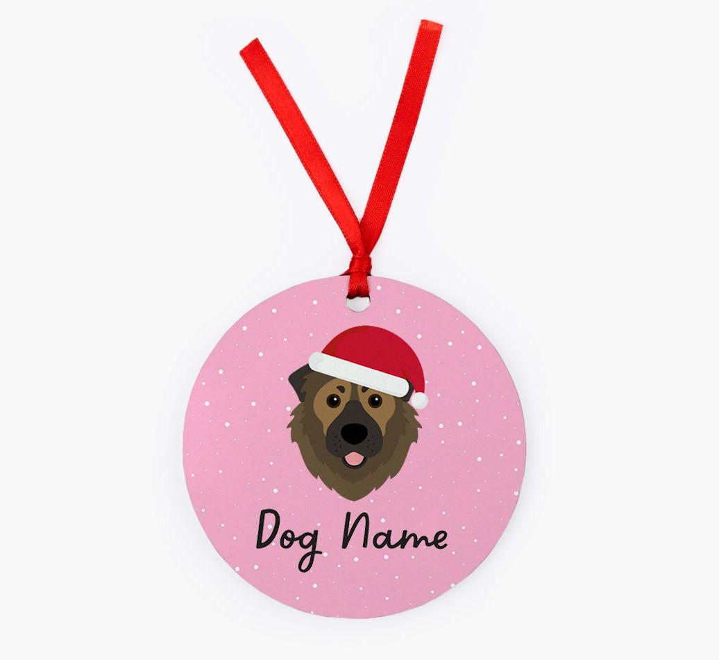 Snow: Personalized {breedFullName} Christmas Decoration