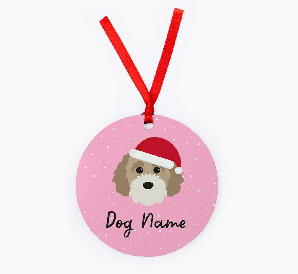 Snow: Personalized {breedFullName} Christmas Decoration