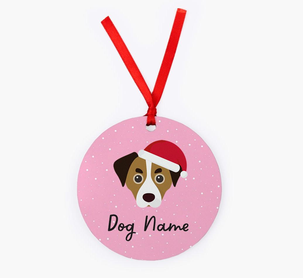Snow: Personalized {breedFullName} Christmas Decoration