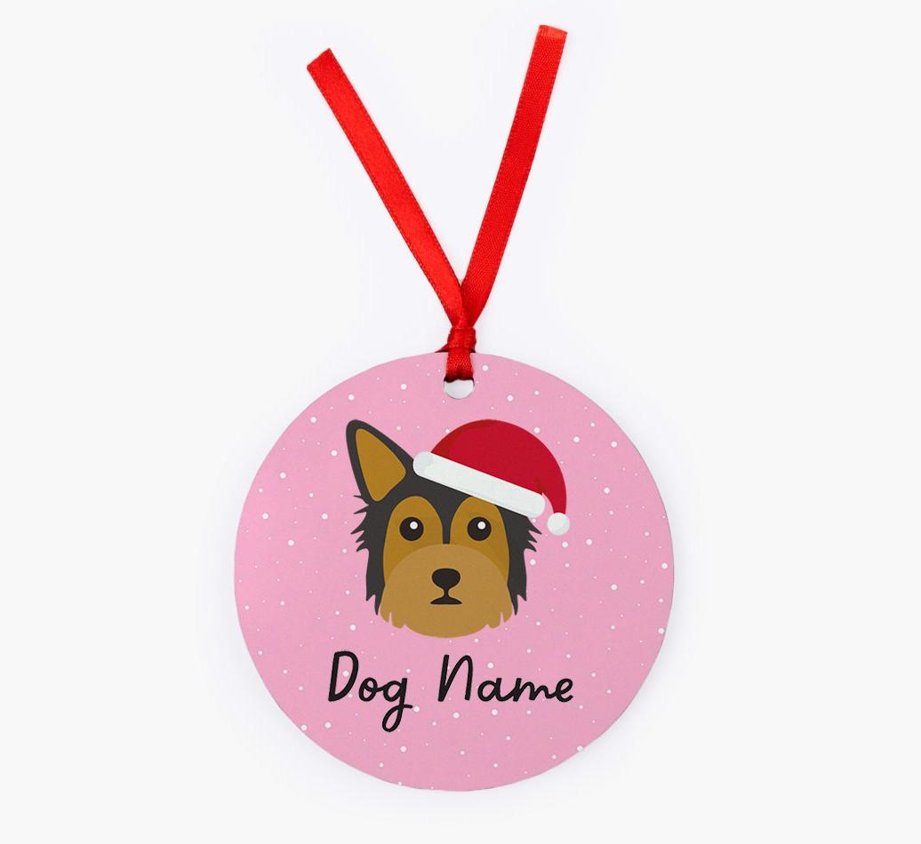 Snow: Personalized {breedFullName} Christmas Decoration