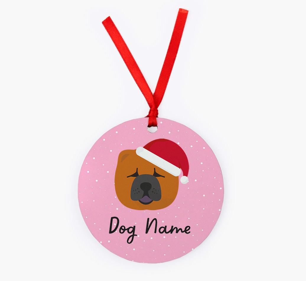 Snow: Personalized {breedFullName} Christmas Decoration