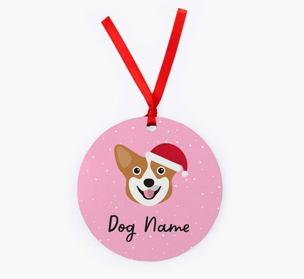 Snow: Personalized {breedFullName} Christmas Decoration