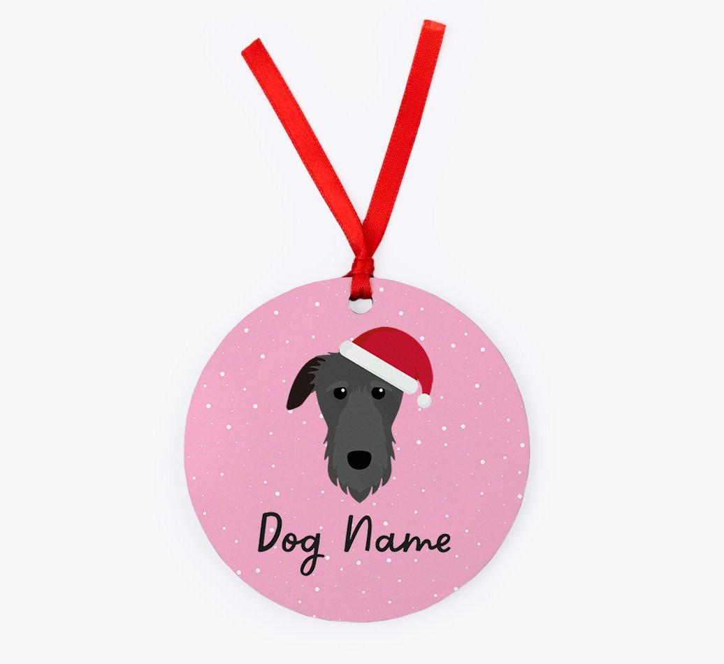 Snow: Personalized {breedFullName} Christmas Decoration