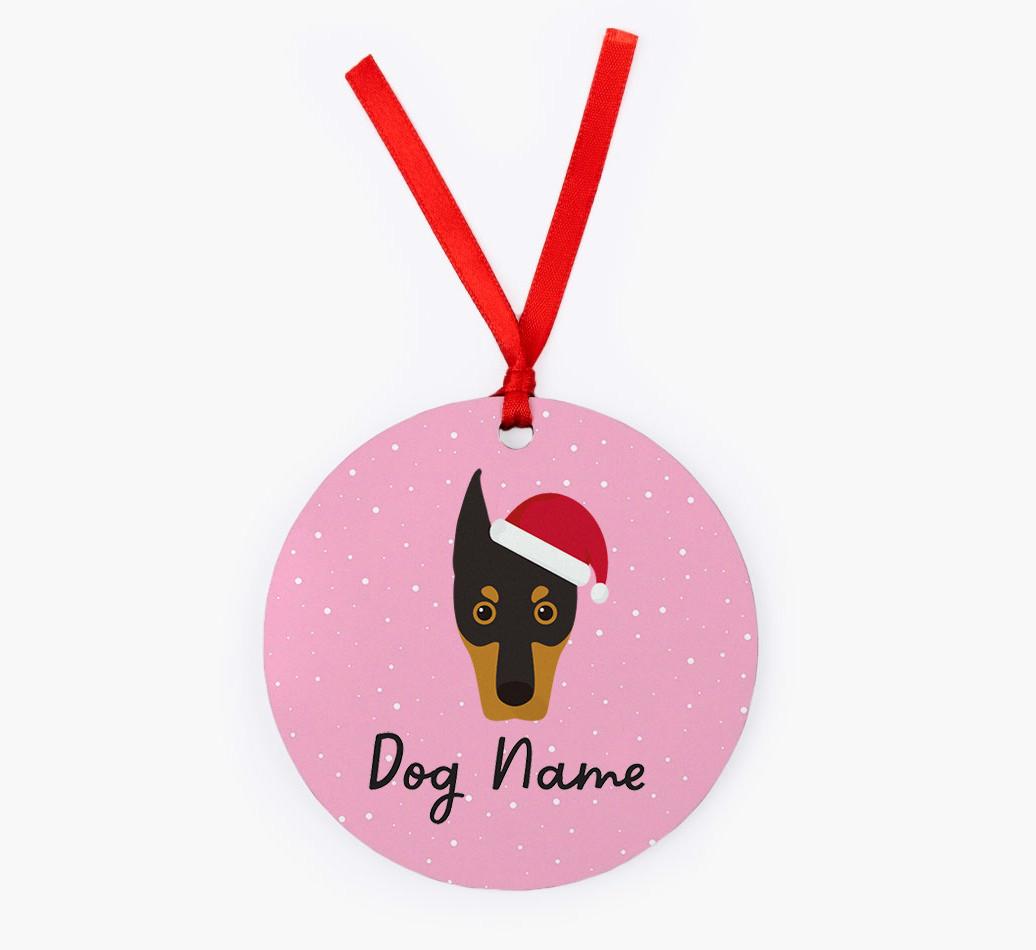 Snow: Personalized {breedFullName} Christmas Decoration