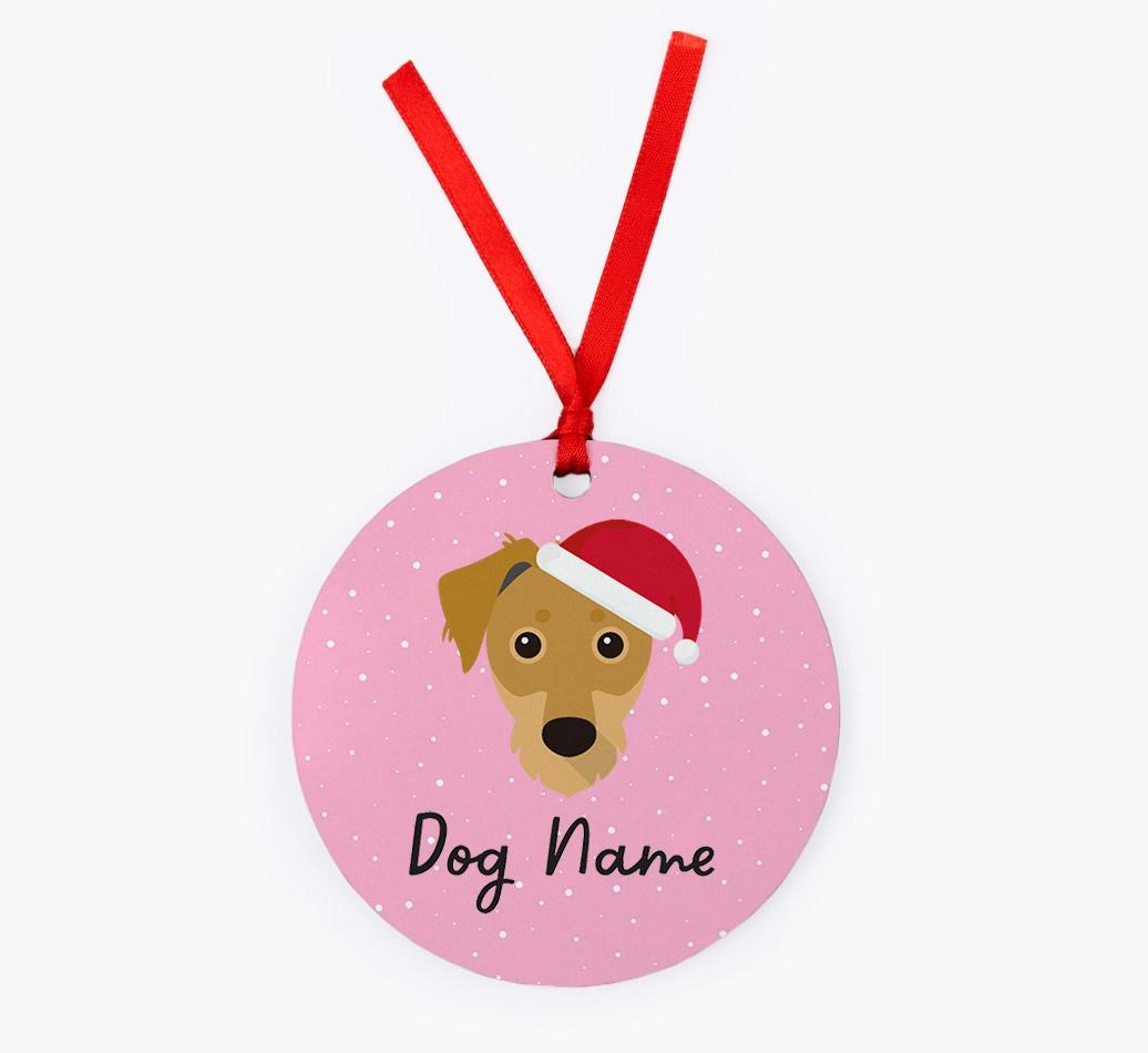 Snow: Personalized {breedFullName} Christmas Decoration