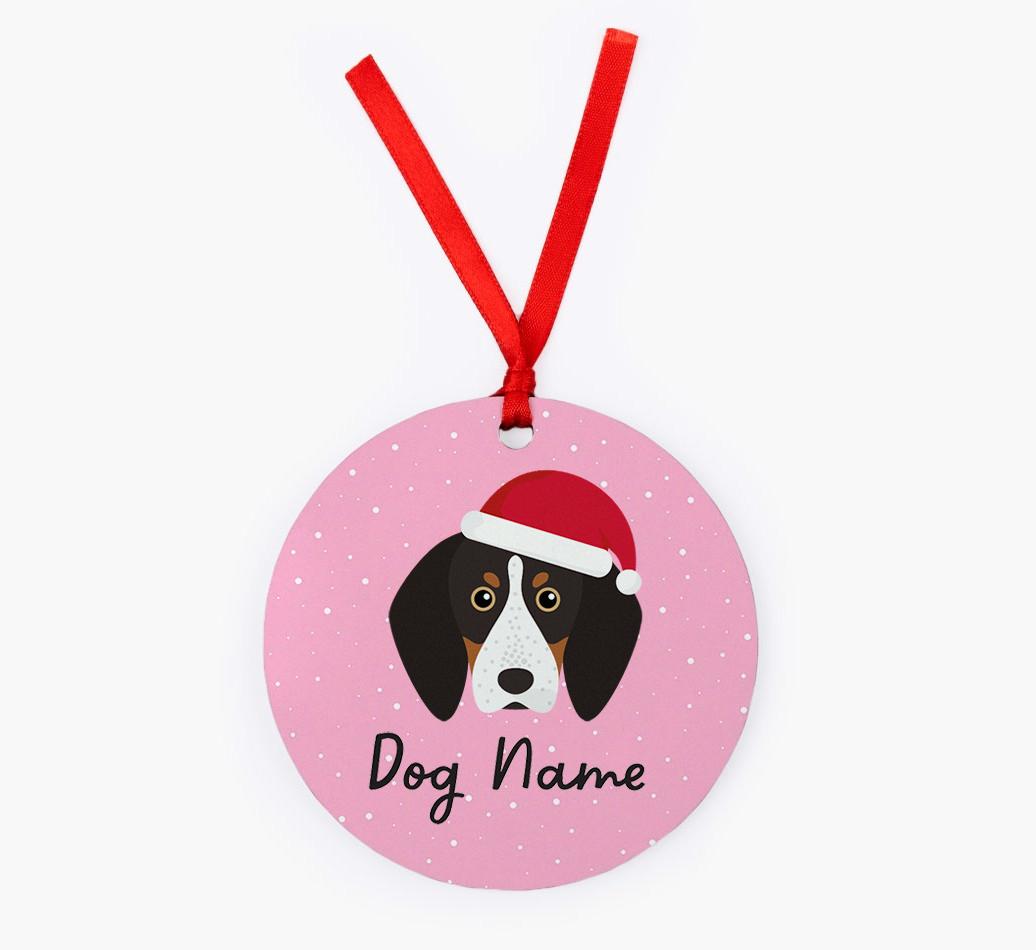 Snow: Personalized {breedFullName} Christmas Decoration