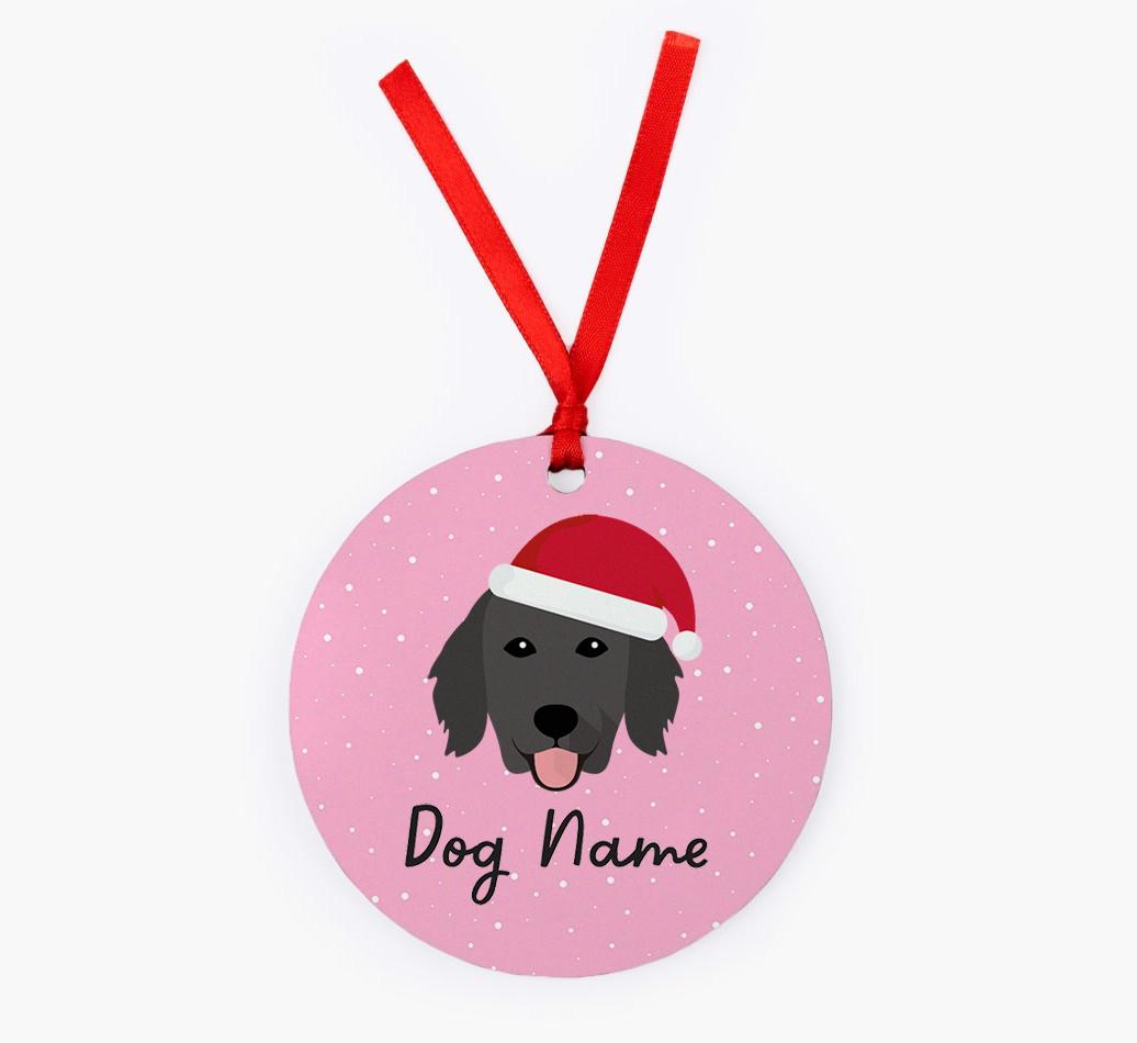 Snow: Personalized {breedFullName} Christmas Decoration