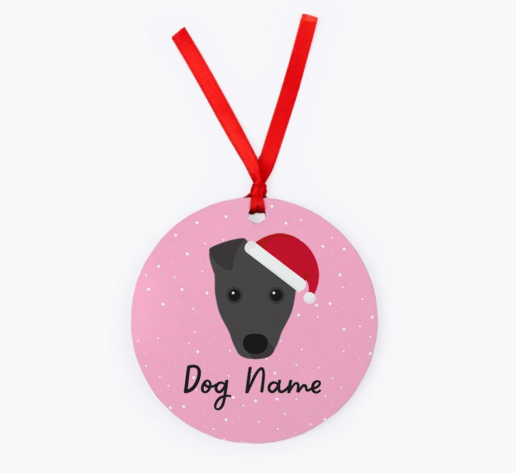 Snow: Personalized {breedFullName} Christmas Decoration