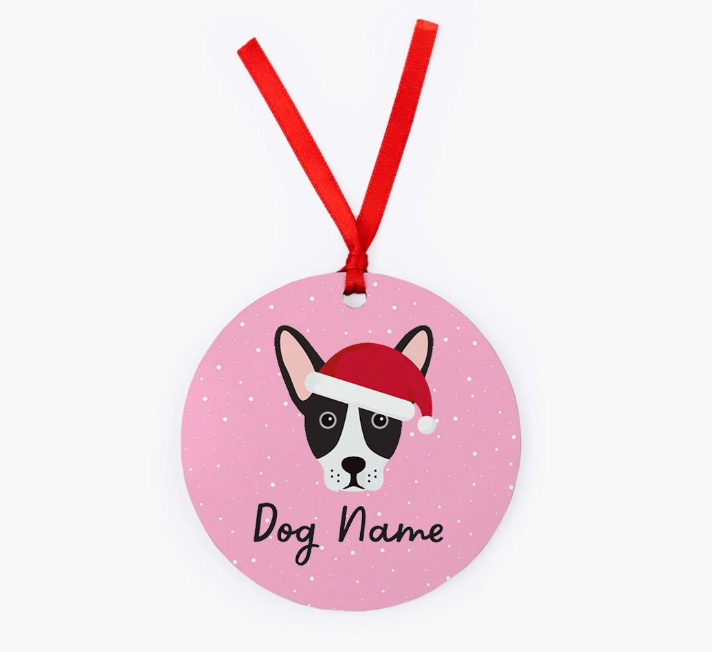 Snow: Personalized {breedFullName} Christmas Decoration
