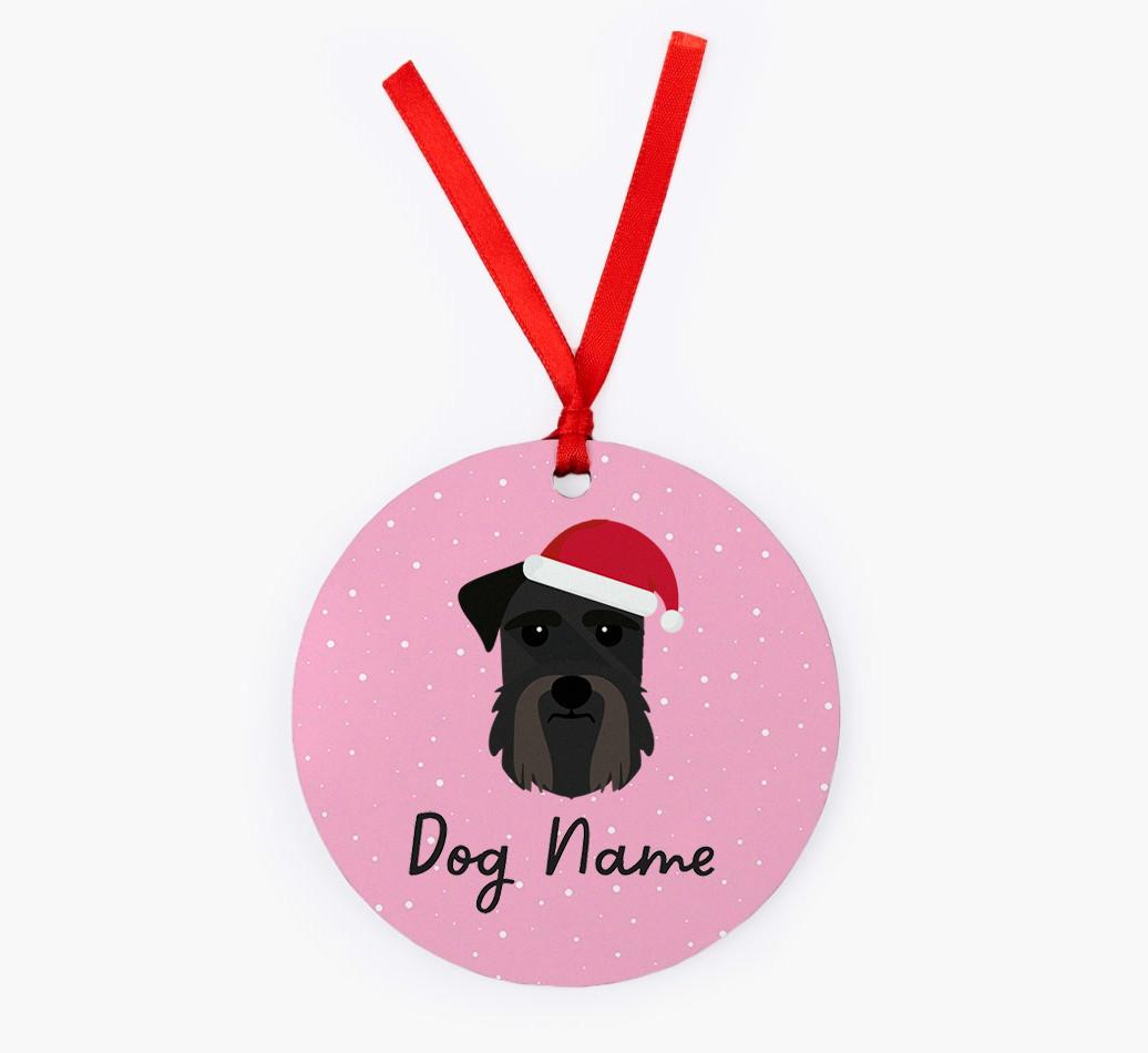 Snow: Personalized {breedFullName} Christmas Decoration