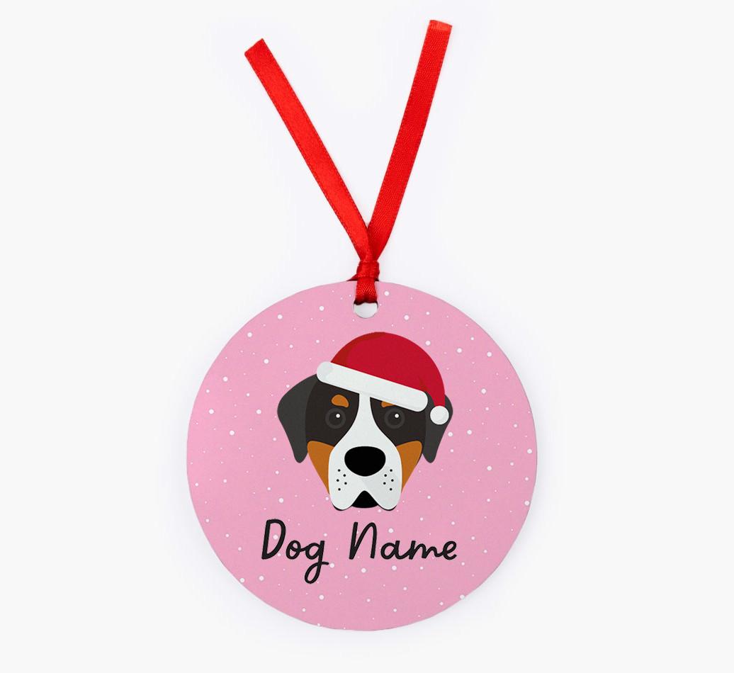 Snow: Personalized {breedFullName} Christmas Decoration
