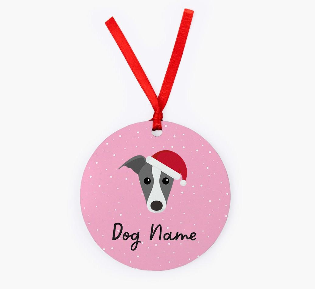 Snow: Personalized {breedFullName} Christmas Decoration