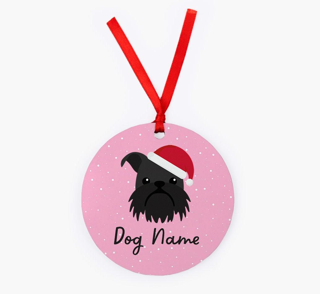 Snow: Personalized {breedFullName} Christmas Decoration