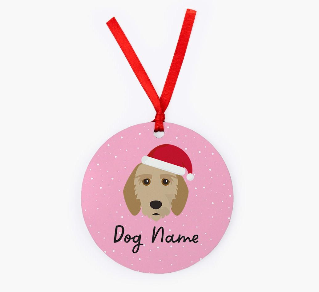 Snow: Personalized {breedFullName} Christmas Decoration