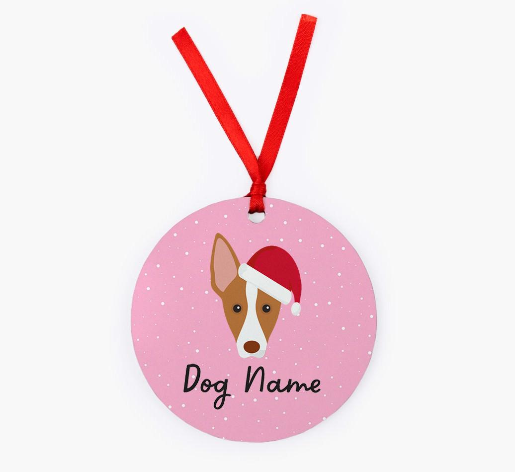 Snow: Personalized {breedFullName} Christmas Decoration