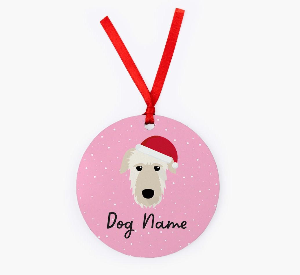 Snow: Personalized {breedFullName} Christmas Decoration
