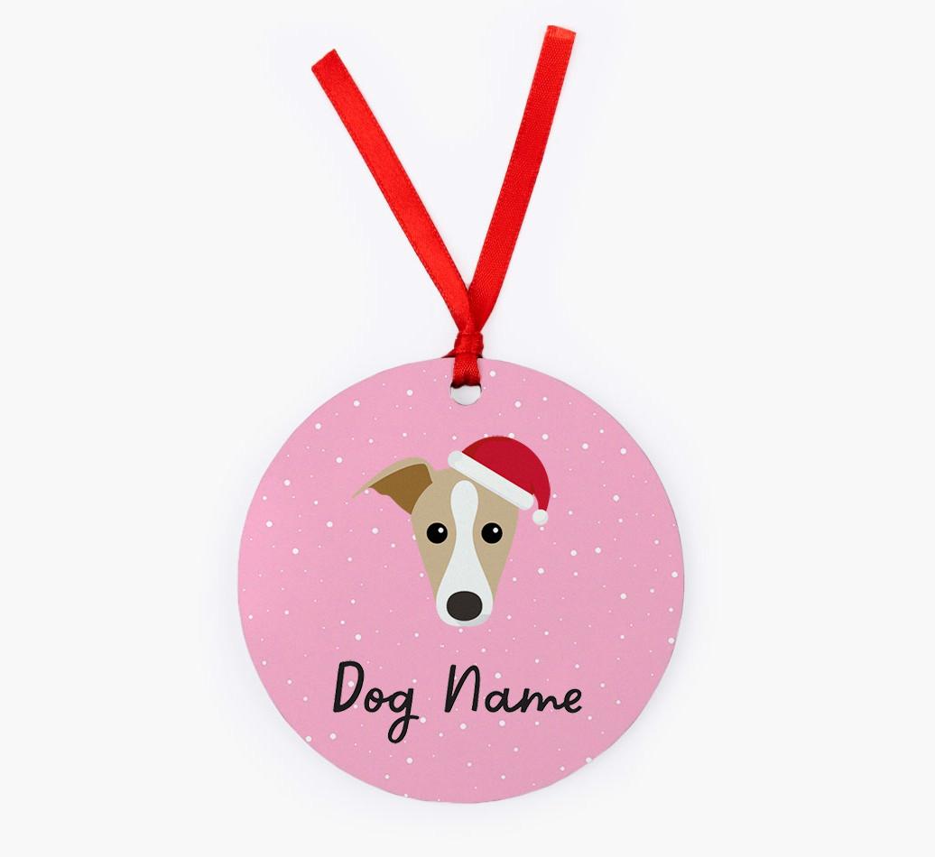 Snow: Personalized {breedFullName} Christmas Decoration