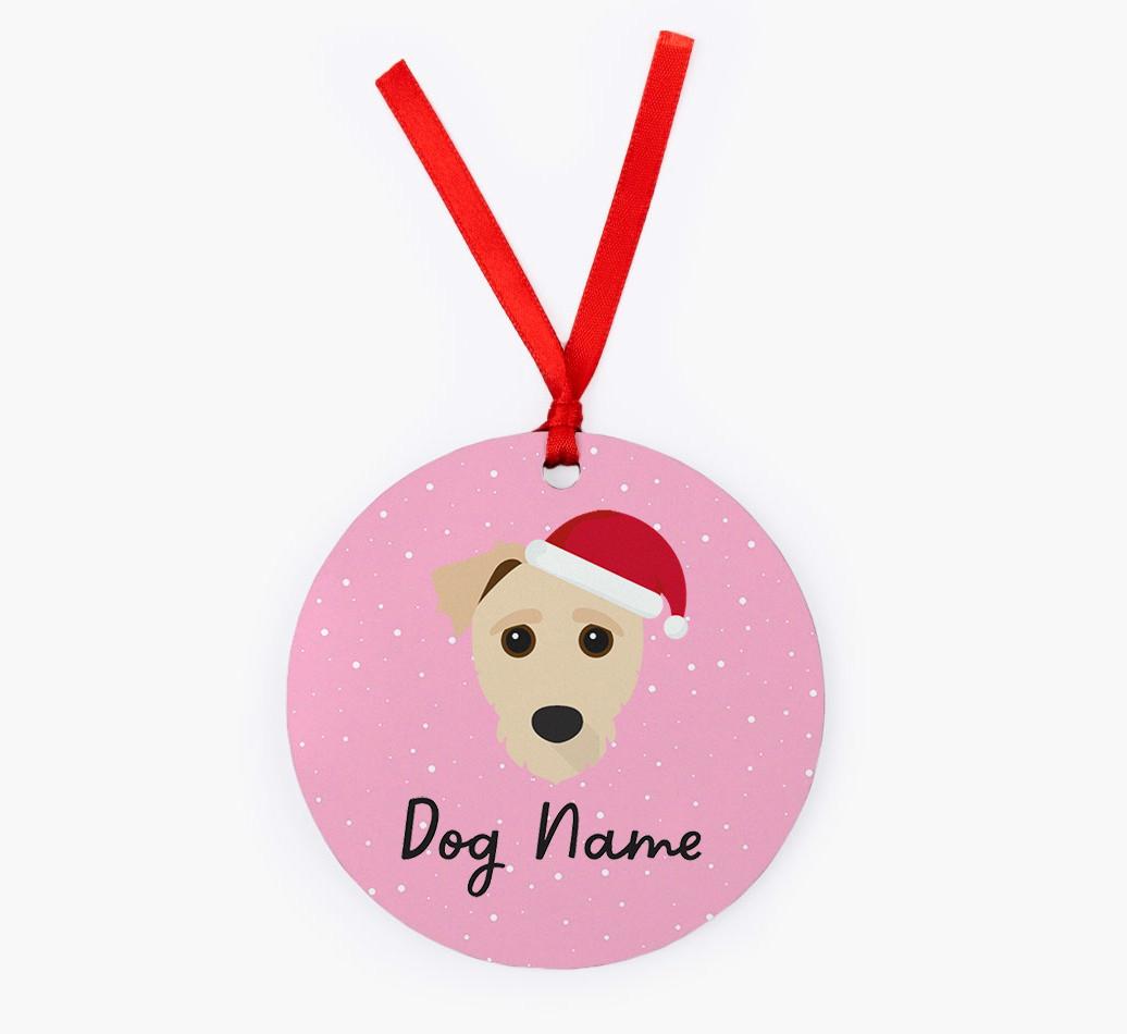 Snow: Personalized {breedFullName} Christmas Decoration