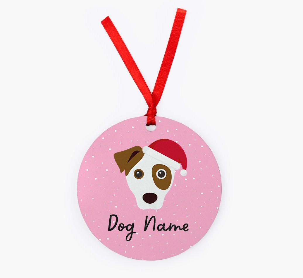 Snow: Personalized {breedFullName} Christmas Decoration