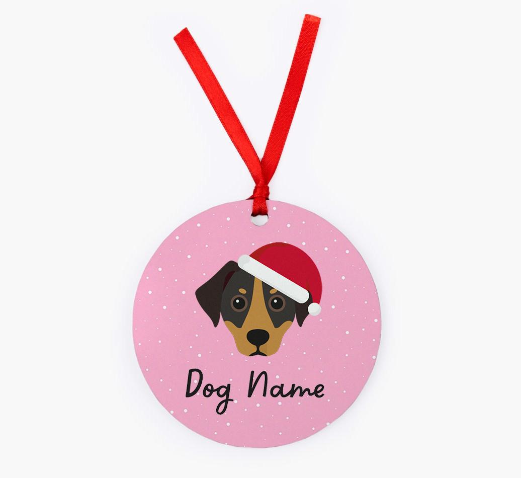 Snow: Personalized {breedFullName} Christmas Decoration