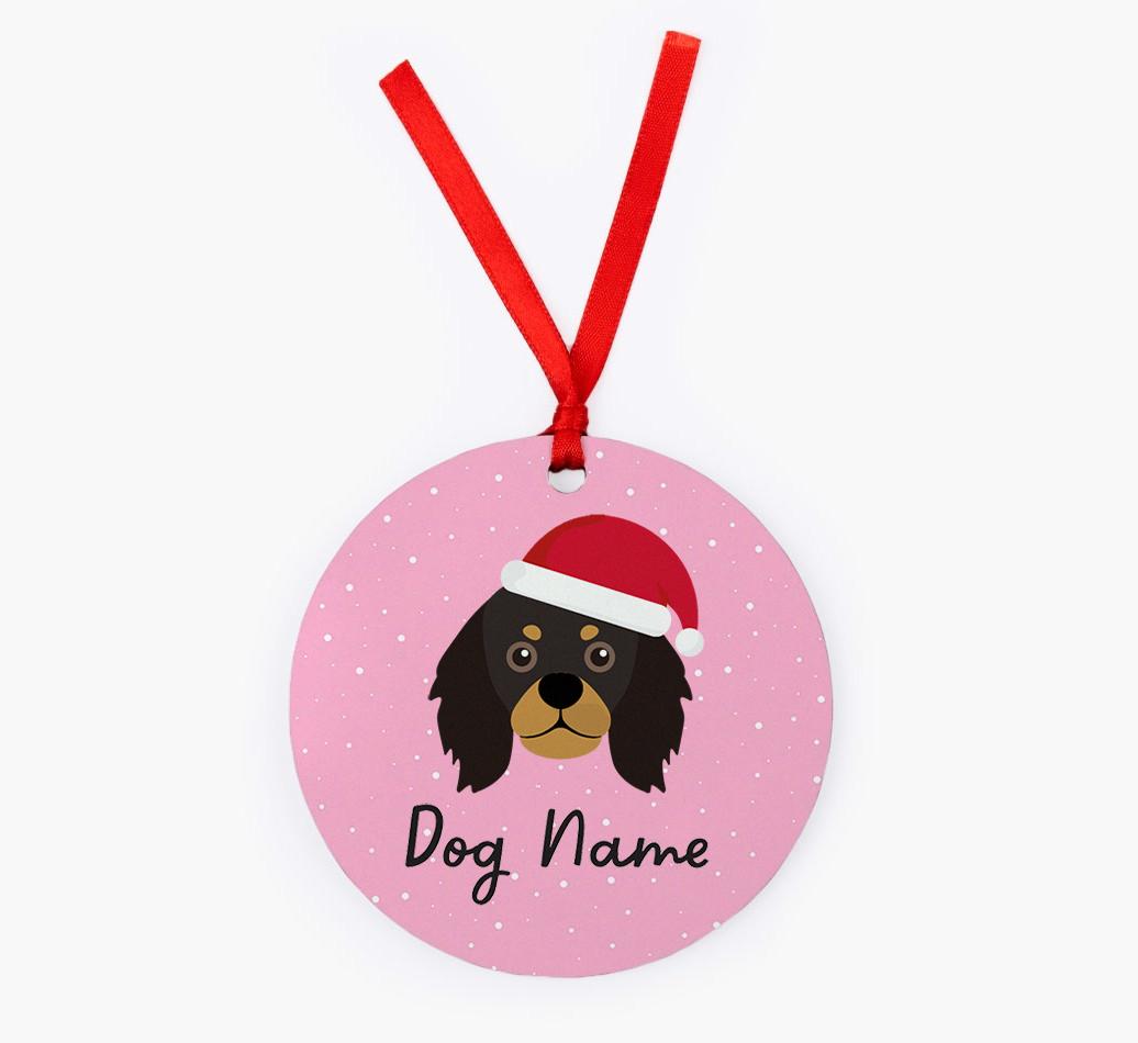 Snow: Personalized {breedFullName} Christmas Decoration