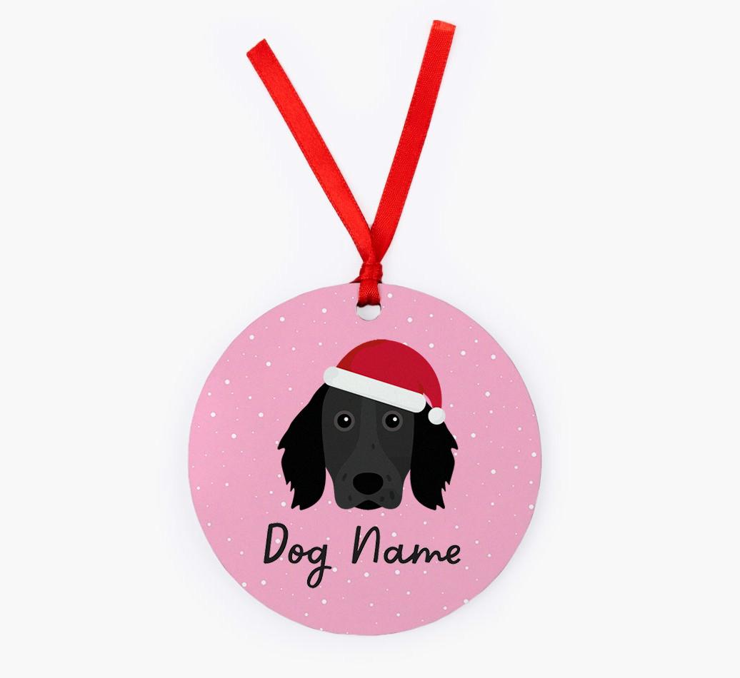 Snow: Personalized {breedFullName} Christmas Decoration