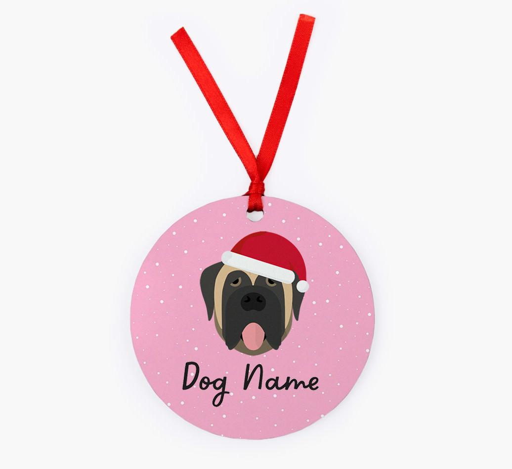 Snow: Personalized {breedFullName} Christmas Decoration