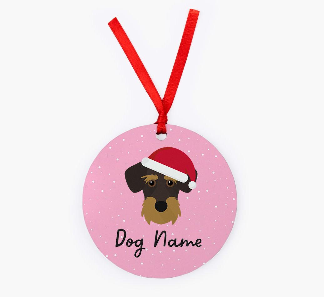 Snow: Personalized {breedFullName} Christmas Decoration