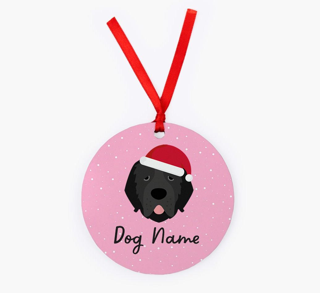 Snow: Personalized {breedFullName} Christmas Decoration