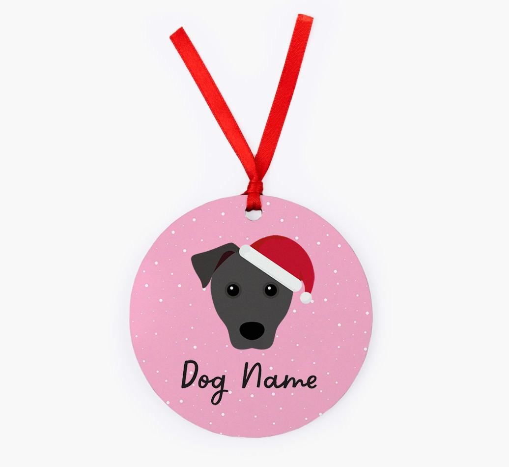 Snow: Personalized {breedFullName} Christmas Decoration