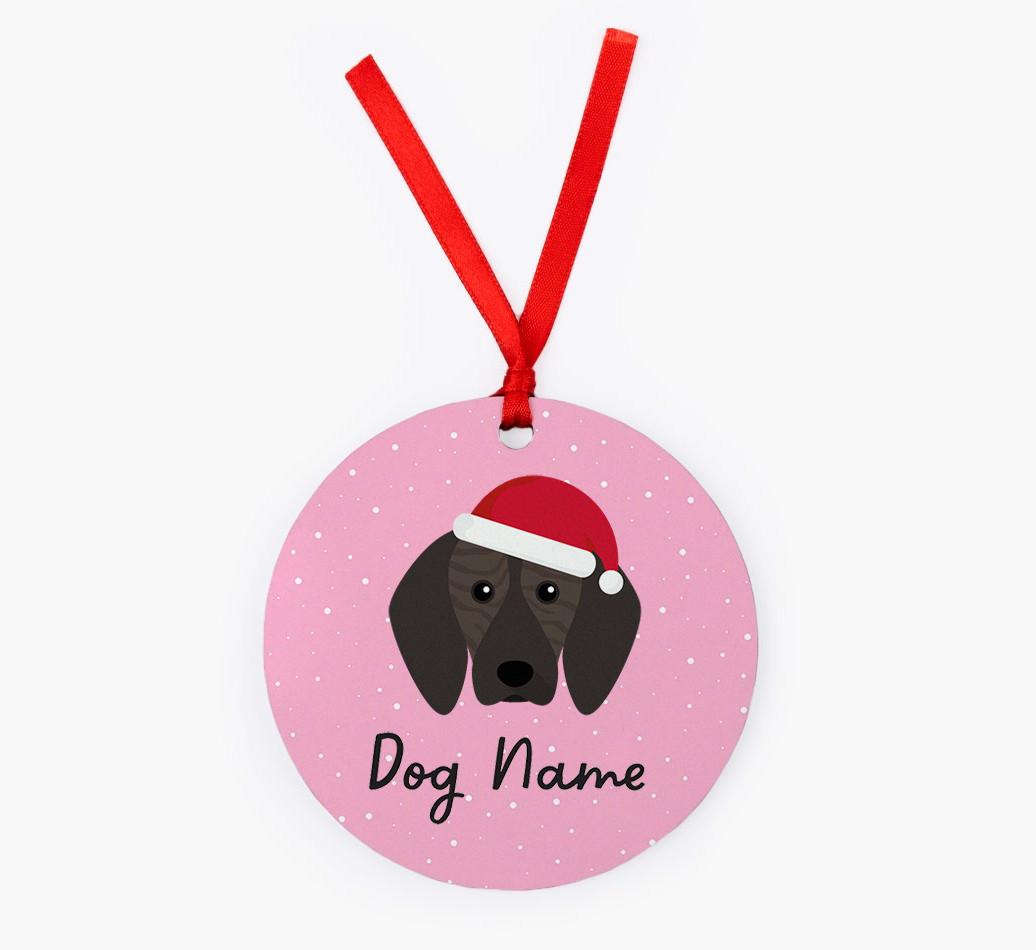 Snow: Personalized {breedFullName} Christmas Decoration