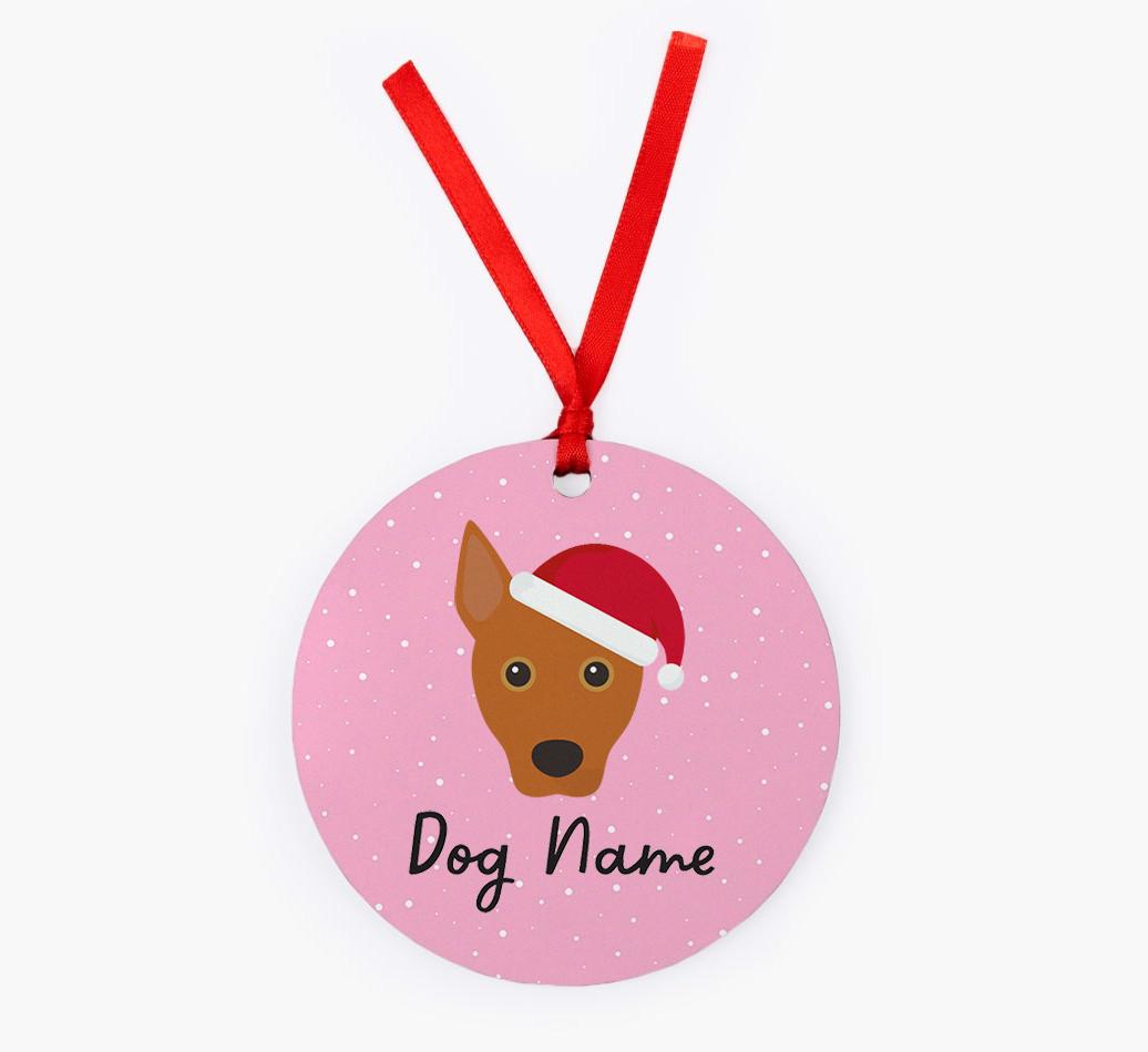 Snow: Personalized {breedFullName} Christmas Decoration