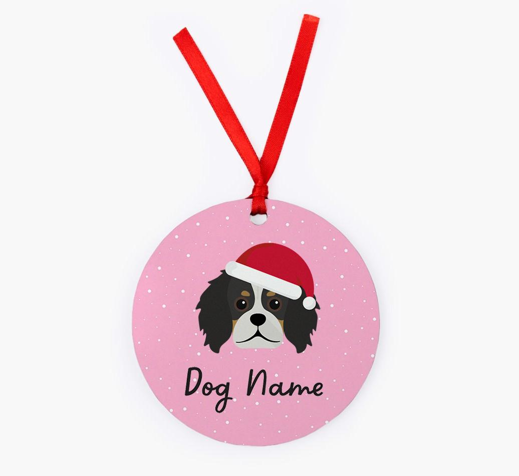 Snow: Personalized {breedFullName} Christmas Decoration
