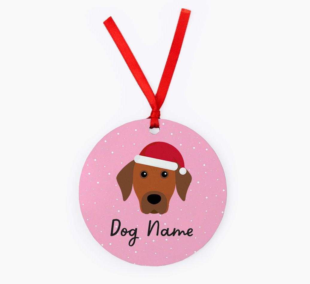 Snow: Personalized {breedFullName} Christmas Decoration