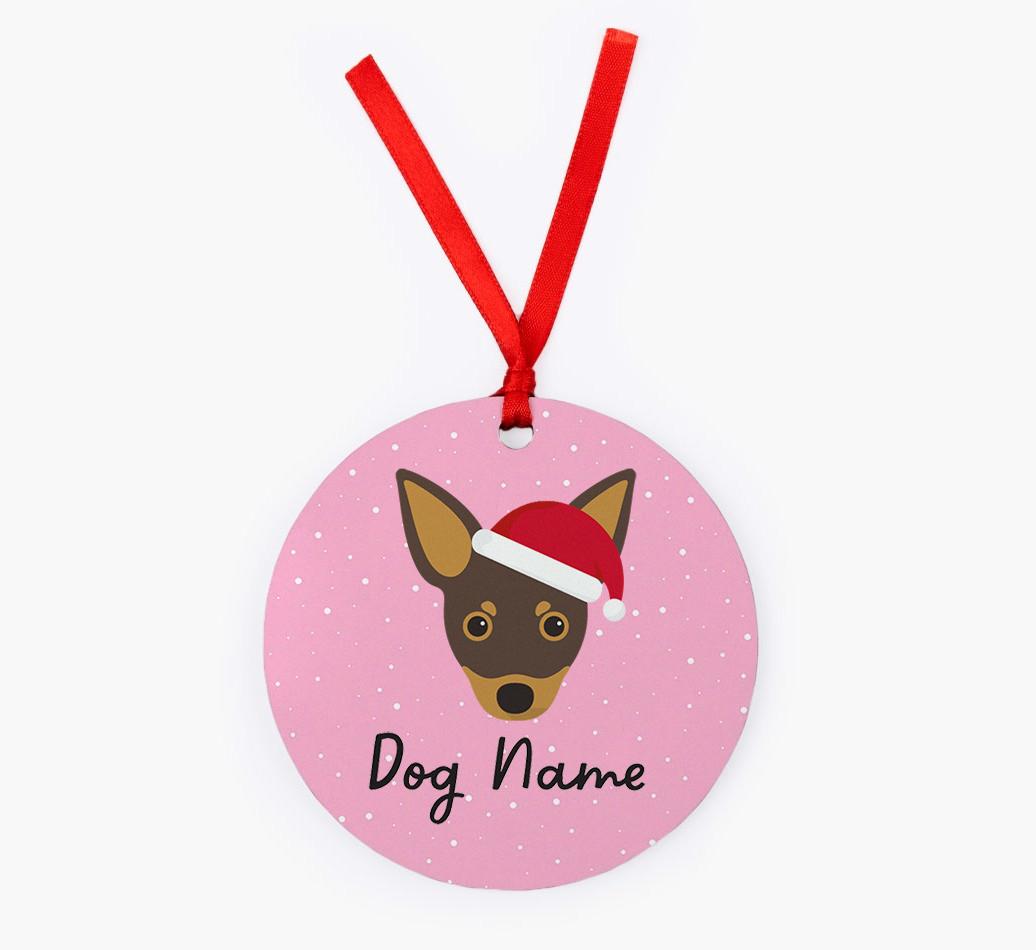Snow: Personalized {breedFullName} Christmas Decoration