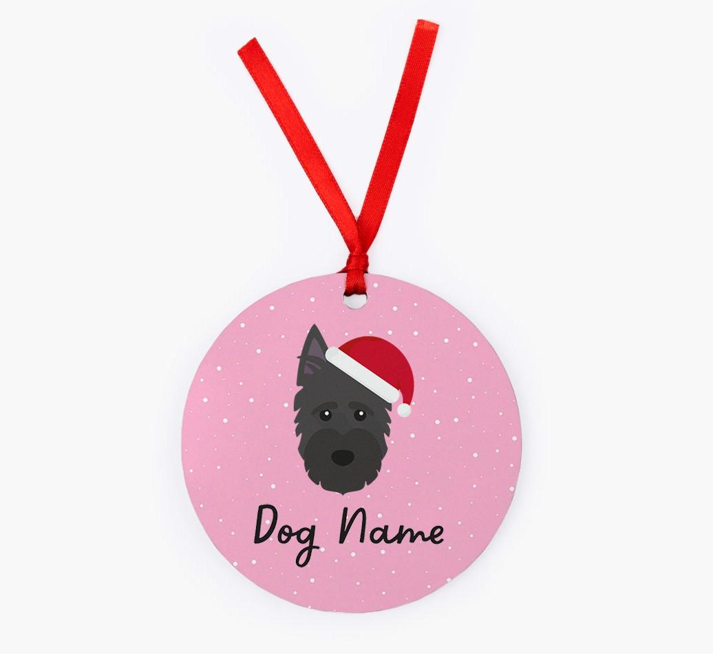 Snow: Personalized {breedFullName} Christmas Decoration