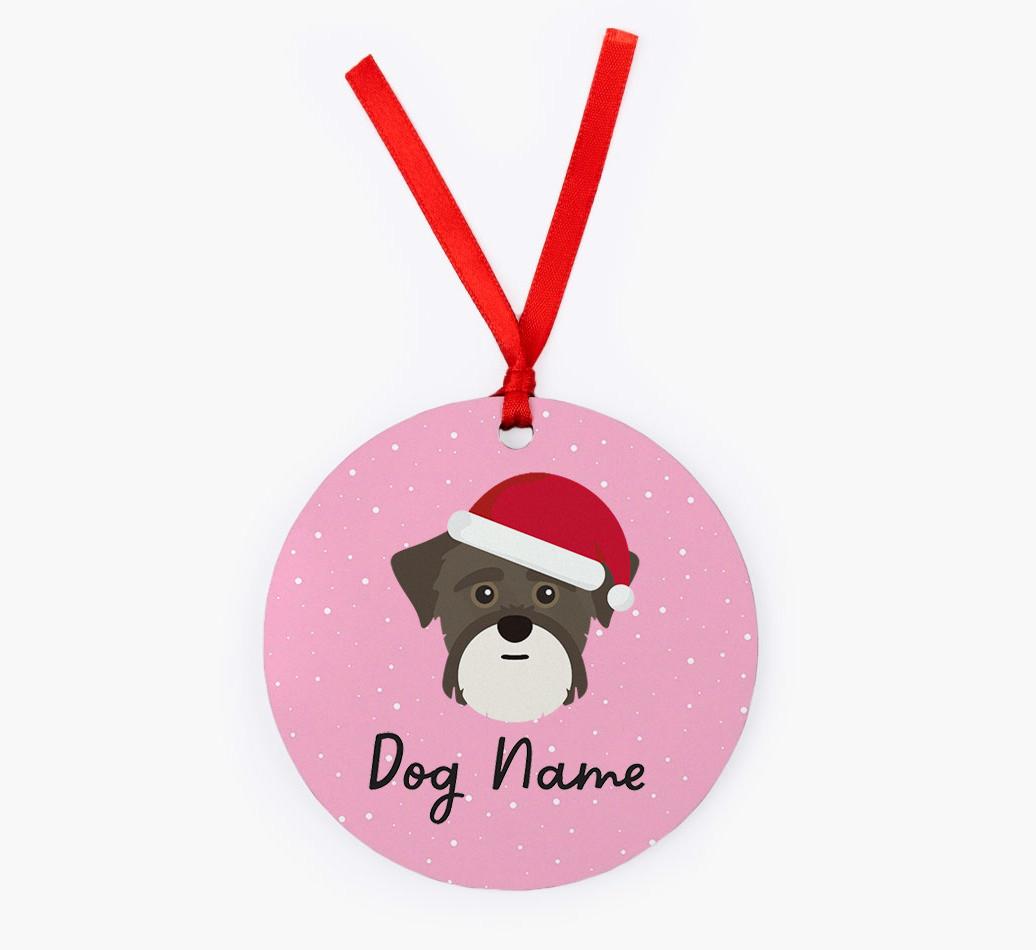 Snow: Personalized {breedFullName} Christmas Decoration