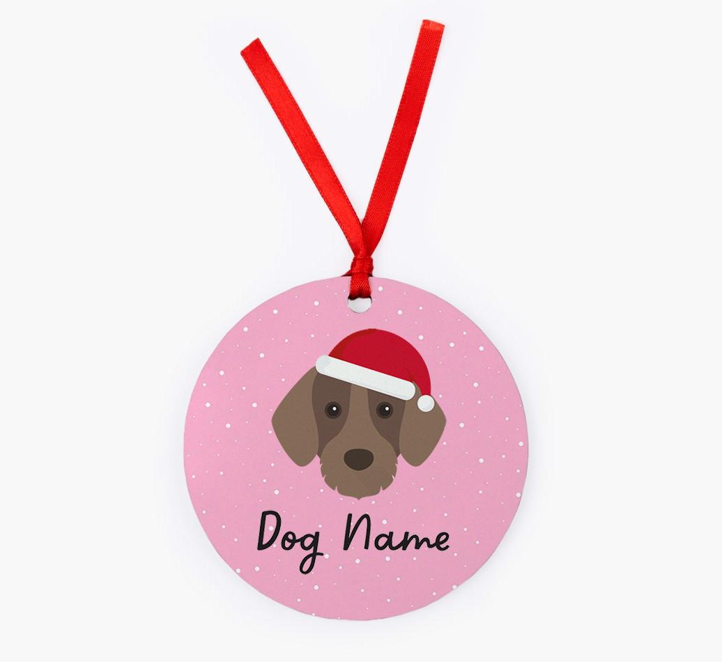 Snow: Personalized {breedFullName} Christmas Decoration