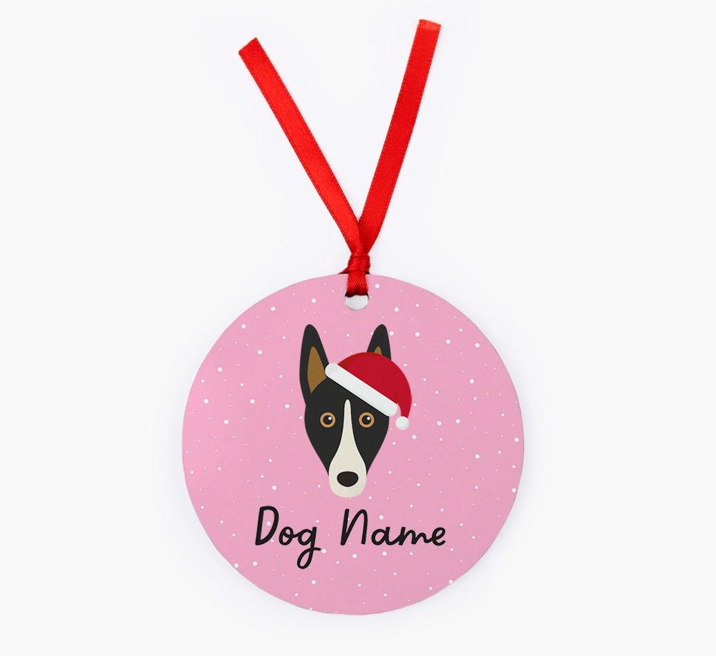 Snow: Personalized {breedFullName} Christmas Decoration