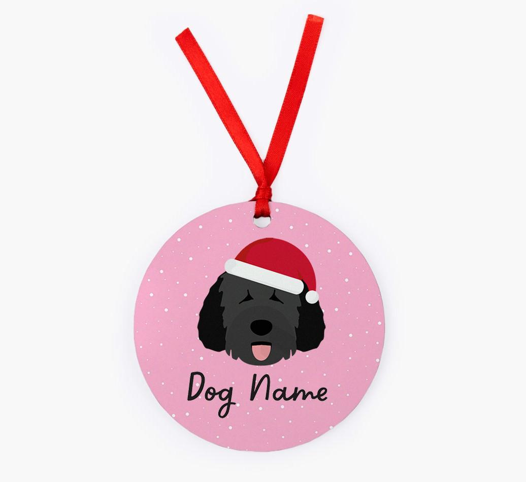 Snow: Personalized {breedFullName} Christmas Decoration