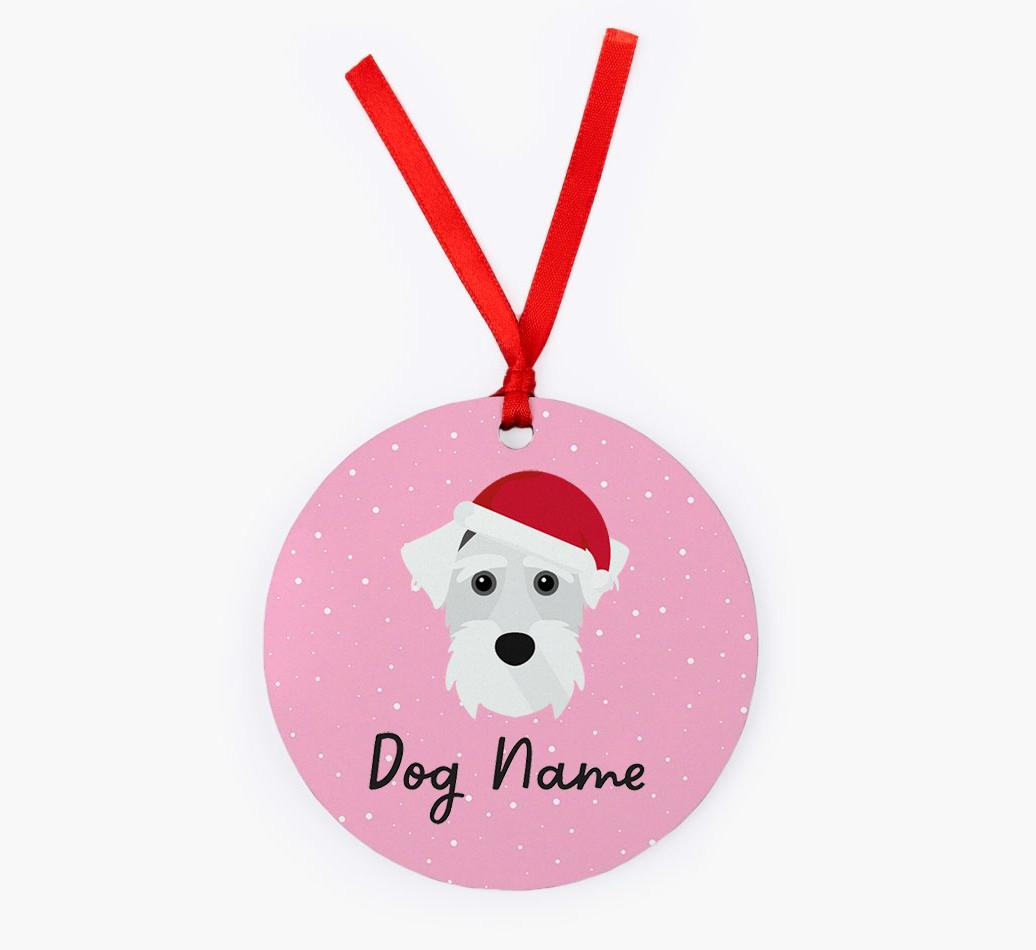 Snow: Personalized {breedFullName} Christmas Decoration