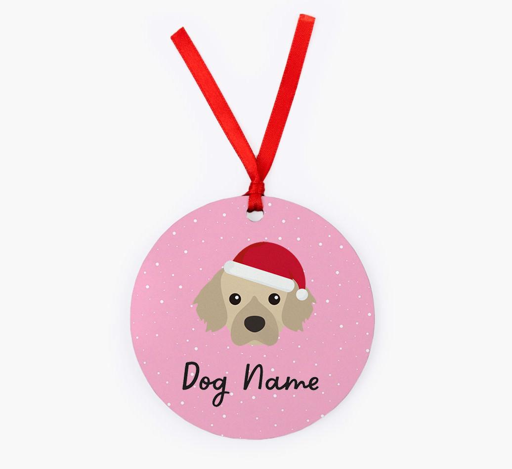 Snow: Personalized {breedFullName} Christmas Decoration
