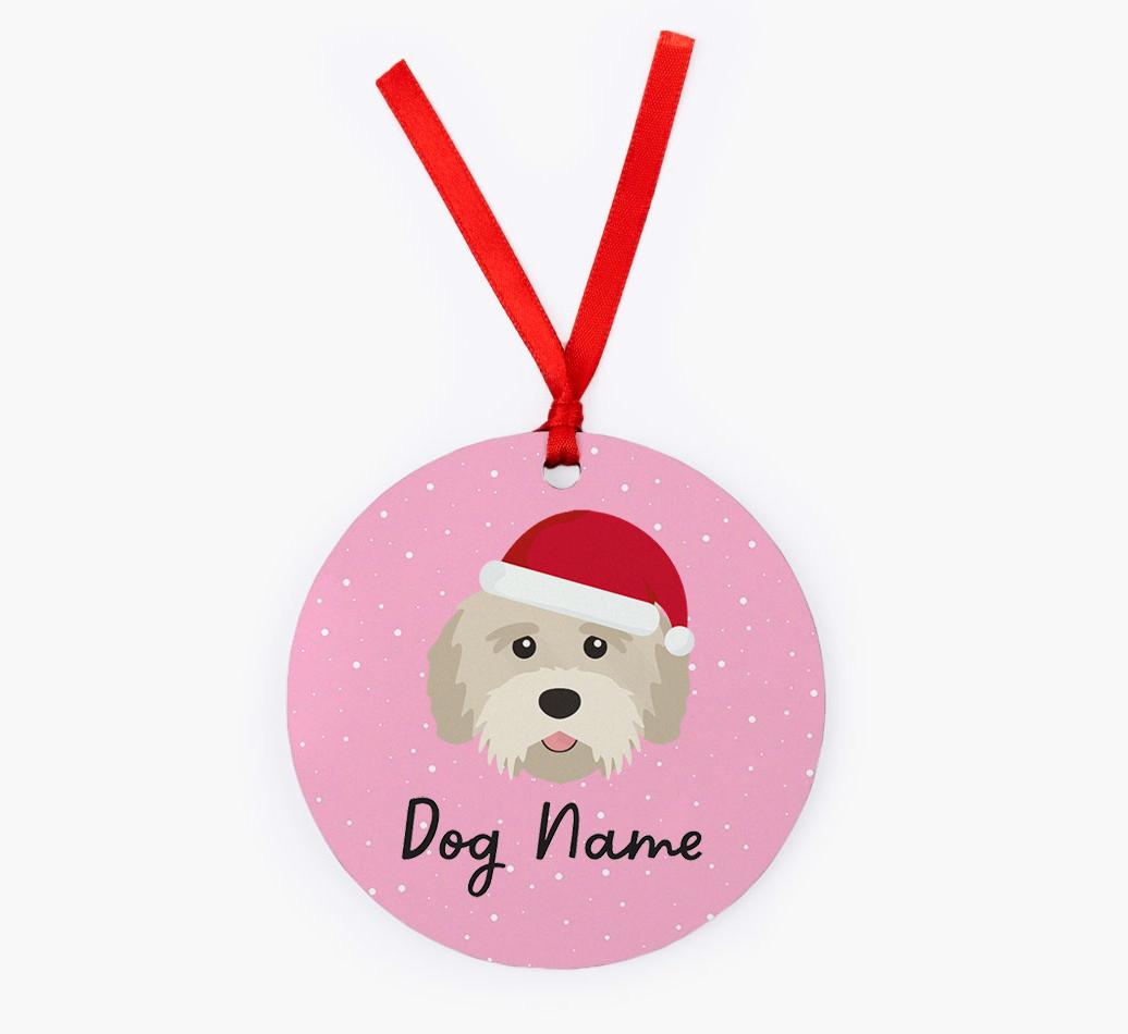 Snow: Personalized {breedFullName} Christmas Decoration