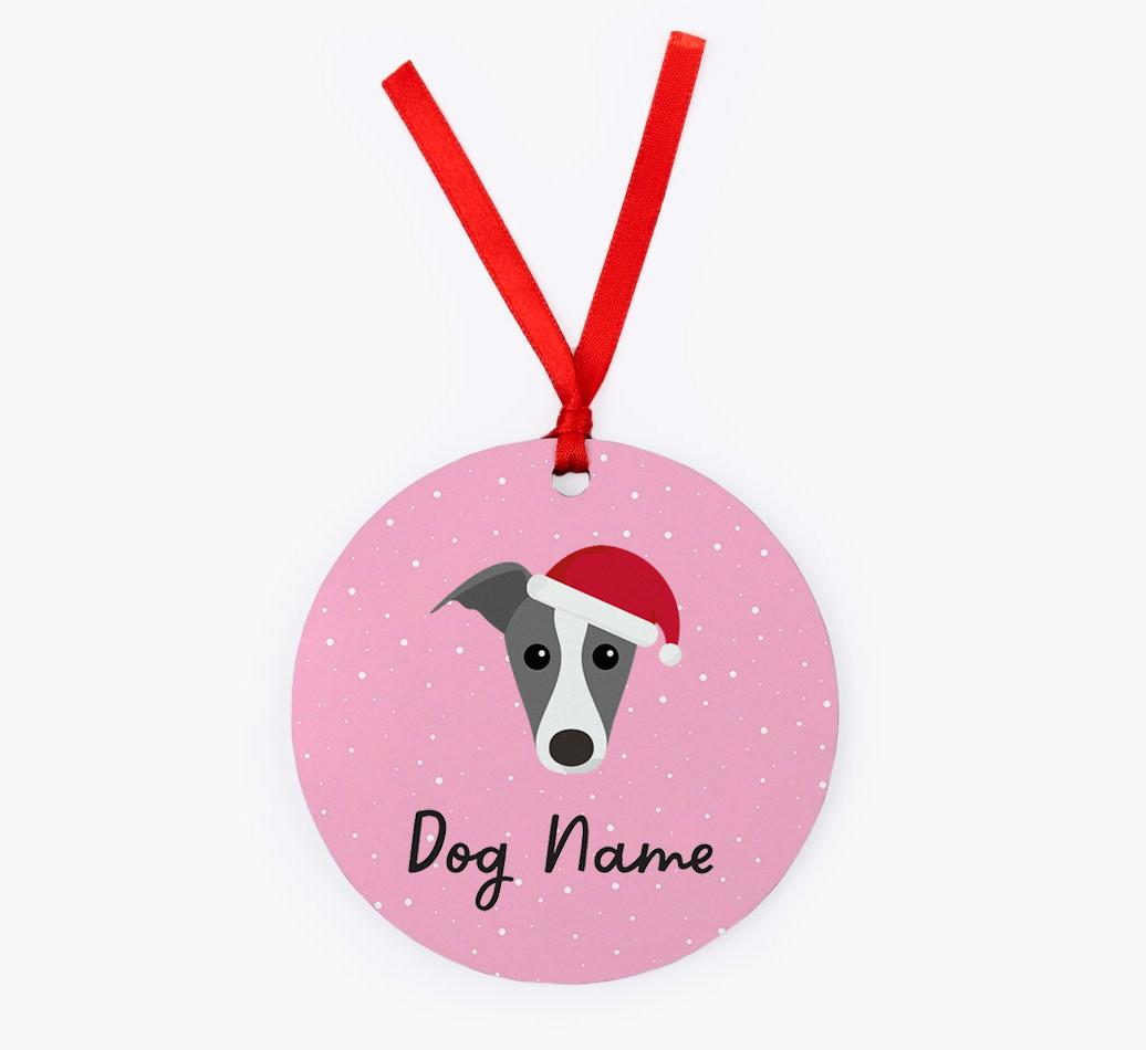 Snow: Personalized {breedFullName} Christmas Decoration