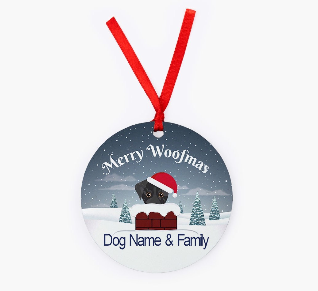 Chimney: Personalized {breedFullName} Christmas Decoration