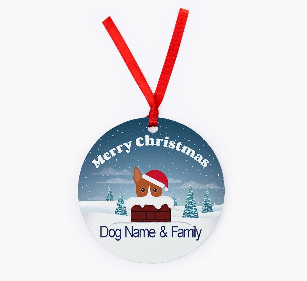 Chimney: Personalized {breedFullName} Christmas Decoration